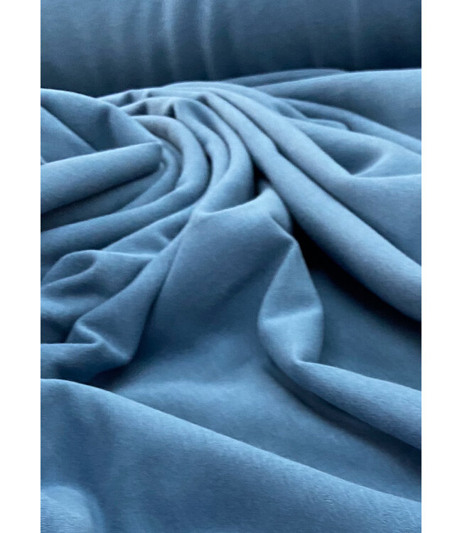 denimblauw - soft sweater - GOTS