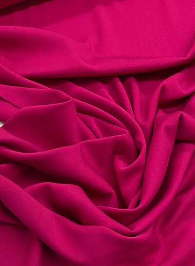 fuchsia - viscose twill, slightly stretchy - beautiful heavier quality