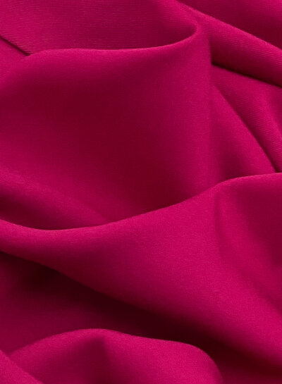fuchsia - viscose twill, slightly stretchy - beautiful heavier quality