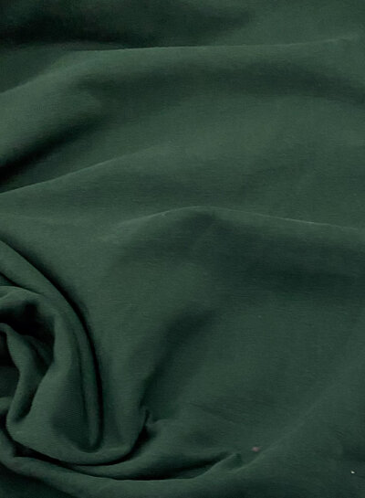 bottle green - soft sweater - GOTS