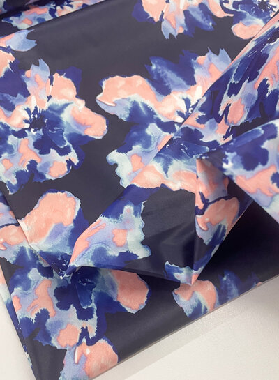 M. water flowers - waterproof fabric for raincoats