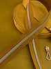 SBM spiral zipper ocher yellow with golden spiral #5 (excl. zipper pullers)