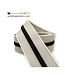 ZipperZoo ZEBRA shell spiral zipper - white striped with black spiral #5 (excl. zipper pulls)