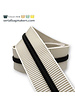 ZipperZoo ZEBRA shell spiral zipper - white striped with black spiral #5 (excl. zipper pulls)