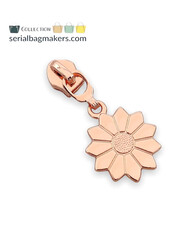 ZipperZoo zipper puller #5 - daisy - rose gold - per 3 pieces