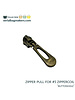 ZipperZoo zipper puller #5 - buttonhole - bronze packed per 3