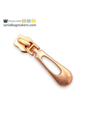 ZipperZoo zipper puller #5 - buttonhole - rose gold packed per 3