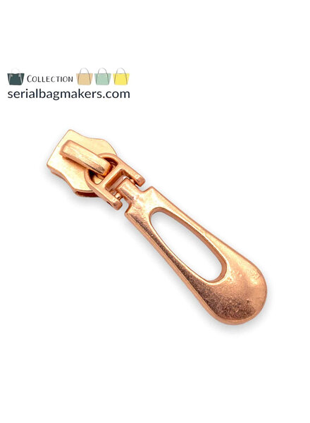 SBM Zipper puller #5 - buttonhole - Rose Gold