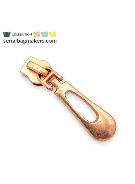 ZipperZoo zipper puller #5 - buttonhole - rose gold packed per 3