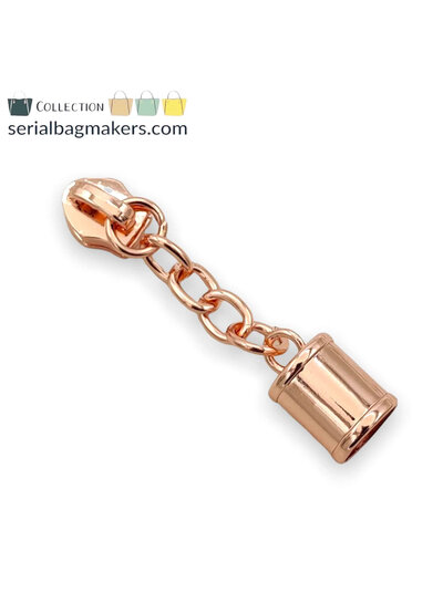 SBM Zipper puller #5 - tassel - Rose Gold