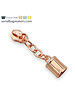 SBM Zipper puller #5 - tassel - Rose Gold