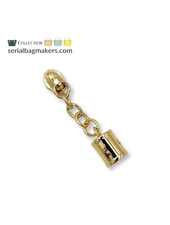 SBM Zipper puller #5 - tassel - warm gold