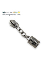 ZipperZoo Zipper puller #5 - tassel - Gun metal packed per 3