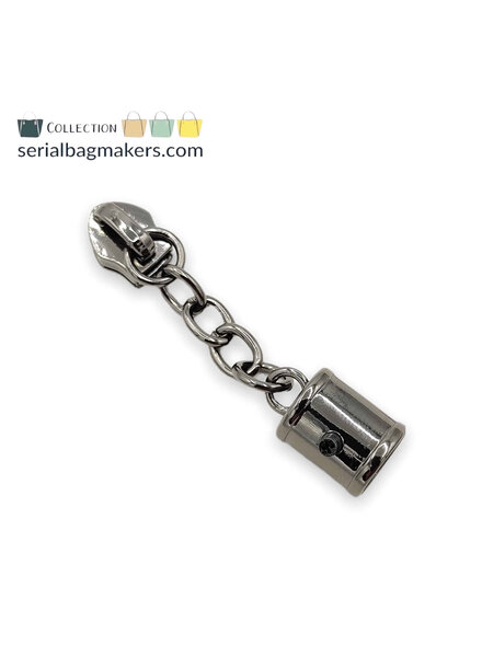 ZipperZoo Zipper puller #5 - tassel - Gun metal packed per 3