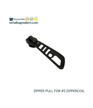 ZipperZoo Zipper puller #5 - dragonfly - Electro black packed per 3