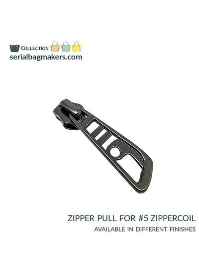ZipperZoo Zipper puller #5 - dragonfly - gun metal packed per 3