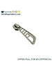 ZipperZoo Zipper puller #5 - dragonfly - nickel packed per 3