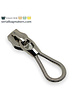 SBM Zipper puller #5 - rope - Nickel