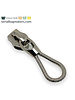 ZipperZoo Zipper Puller #5 - Rope - Nickel Packed per 3