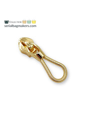 ZipperZoo Ritstrekker #5 - touw - warm gold verpakt per 3