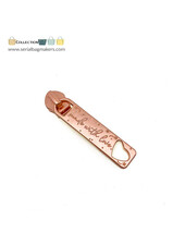 SBM Zipper puller #5 - Made with love - Rose gold