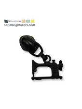 SBM zipper puller #5 - sewing machine - electro black