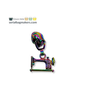ZipperZoo ritstrekker #5 - naaimachine - regenboog verpakt per 3