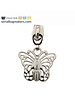 ZipperZoo Zipper puller #5 - butterfly - Nickel packed per 3