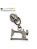ZipperZoo zipper puller #5 - sewing machine - nickel packed per 3