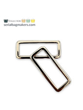 ZipperZoo 2-PACK straight passer tight - 38 mm - Nickel