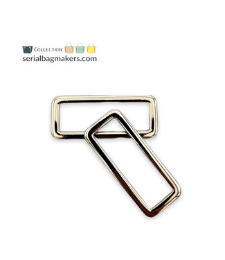 ZipperZoo 2-PACK straight passer tight - 38 mm - Nickel
