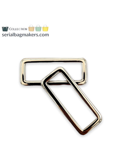 ZipperZoo 2-PACK straight passer tight - 38 mm - Nickel