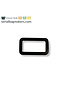 SBM rectangular ring - tight - passant - 25 mm - electro black