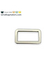 ZipperZoo 2- Pack - rectangular ring - tight - passant - 25 mm - nickel