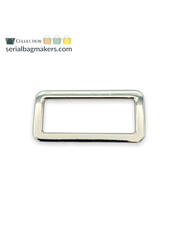 SBM rectangular ring - tight - passant - 32 mm - nickel