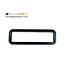 ZipperZoo rectangular ring - tight - passant - 50 mm - electro Black