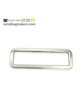 SBM rectangular ring - tight - passant - 50 mm - nickel