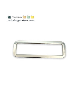 ZipperZoo 2-PACK rechte passant strak - 50 mm - Nickel