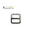 ZipperZoo 2-PACK - schuifgesp strak - 19mm - nikkel
