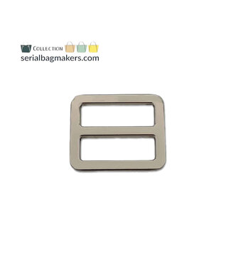 ZipperZoo 2-Pack sliding buckle tight - 25mm - nickel