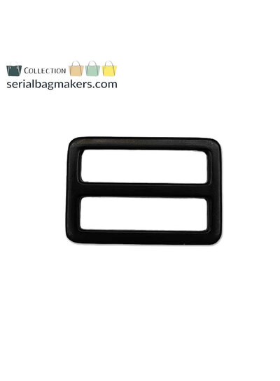 ZipperZoo 2-Pack sliding buckle tight - 32mm - matt black