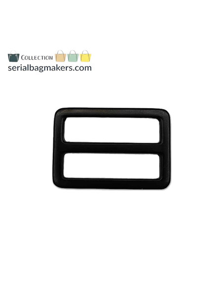 ZipperZoo 2-Pack sliding buckle tight - 32mm - matt black