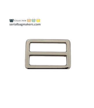 ZipperZoo 2-Pack sliding buckle tight - 32mm - nickel