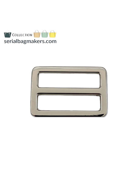 ZipperZoo 2-Pack sliding buckle tight - 32mm - nickel