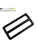 ZipperZoo 2-Pack sliding buckle tight - 50mm - matt black