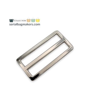 ZipperZoo 2-Pack sliding buckle tight - 50mm - nickel