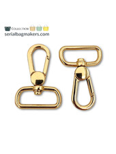 SBM snap hook 25mm - warm gold