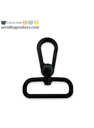 ZipperZoo Swivel hook Premium - 32mm - Black - 2-Pack