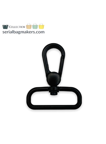 ZipperZoo Swivel hook Premium - 32mm - Black - 2-Pack