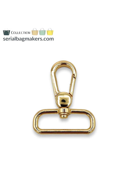 SBM snap hook 32mm - warm gold